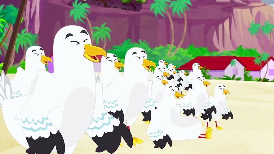 کارتون شاد جوجه کوچولوها و روباه بدجنس - قسمت 52 - پارک آبی